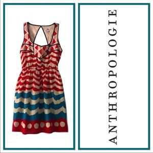 We Vera Red Pattern Carnival Dress